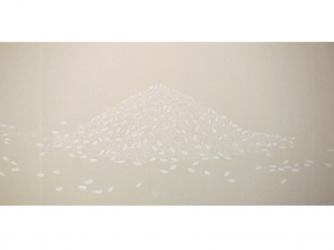 RiICE_MOUNTAIN-1-5_2019_White-ink-on-Chinese-paper_65.5x132-cm_03